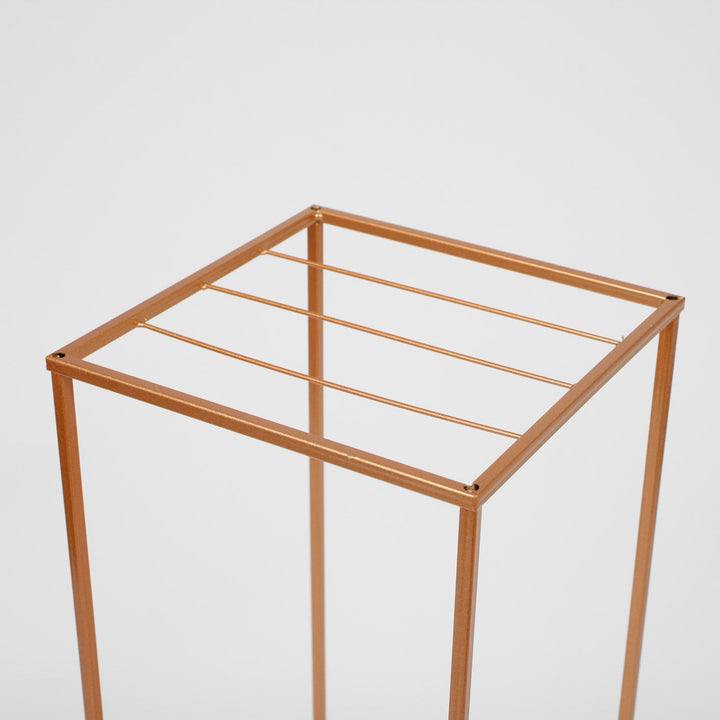 CLEARANCE Iron Flower Stand / Plinth Centrepiece TOP ONLY - Bronze (31x31cm)
