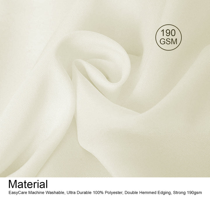 Rectangle Tablecloth - Ivory (153x320cm)