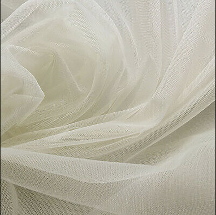 Large Soft Tulle Fabric Roll - Ivory (1.6x36m)