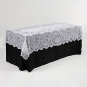 White Lace Rectangle Tablecloth (152x213cm)