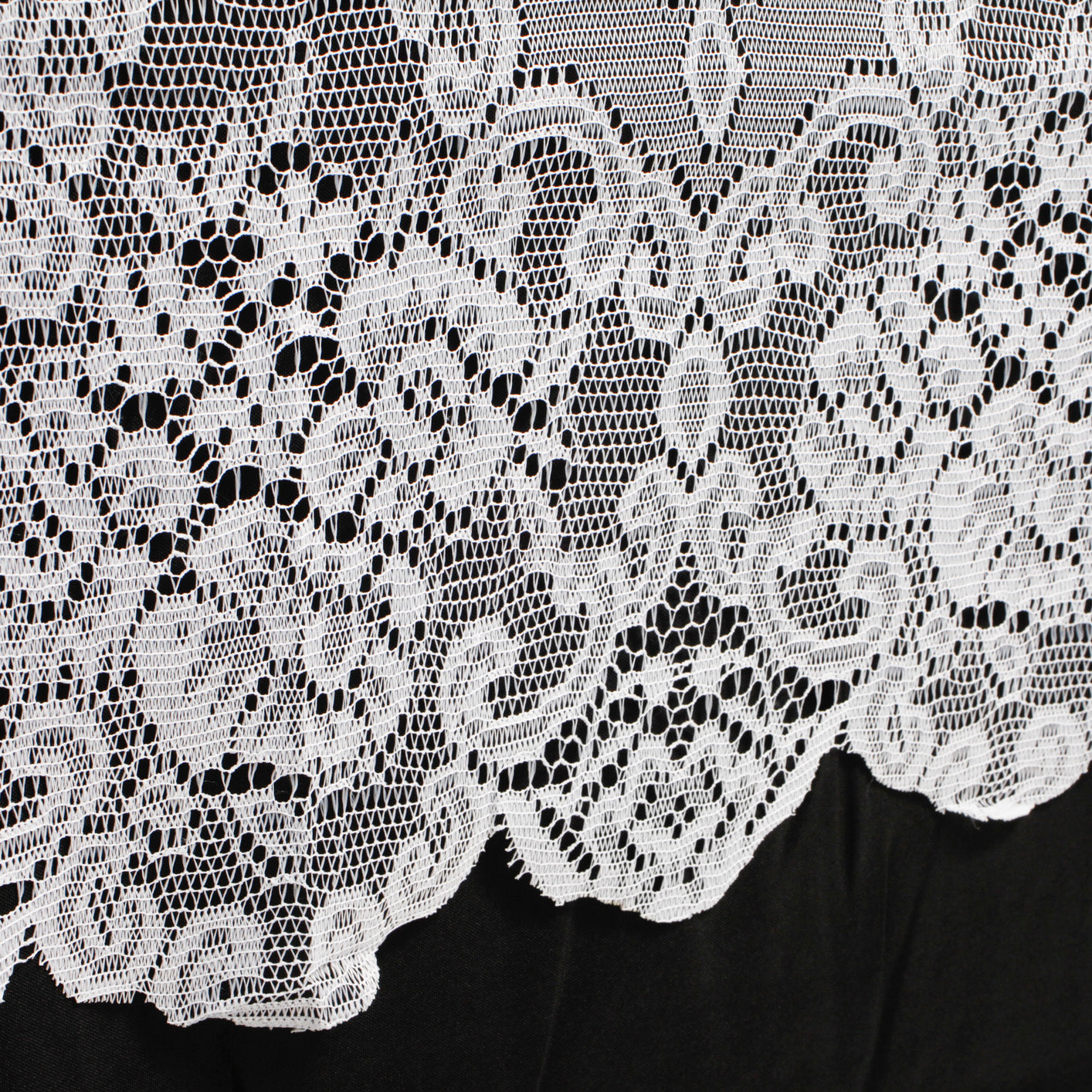 Shop White LACE Rectangle Tablecloths 152x213cm Rectangle Tablecloths Luna Wedding Event Supplies