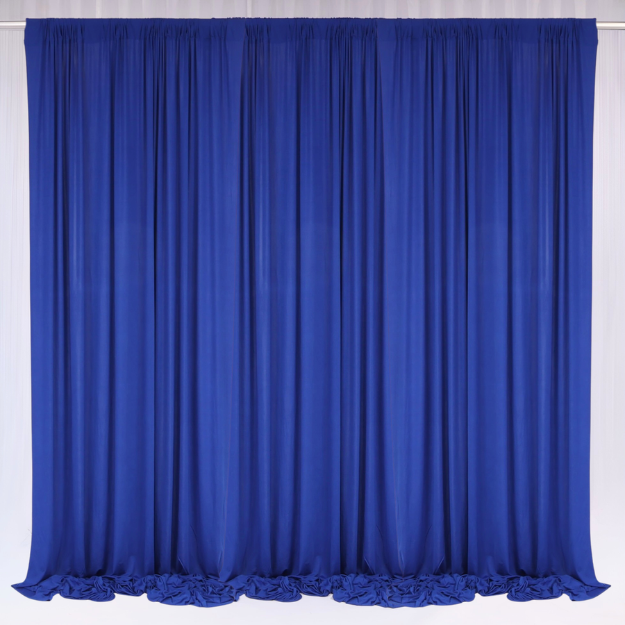 Lycra Backdrop Convertible Panels - Royal Blue (1.6x3m), 3 panels together