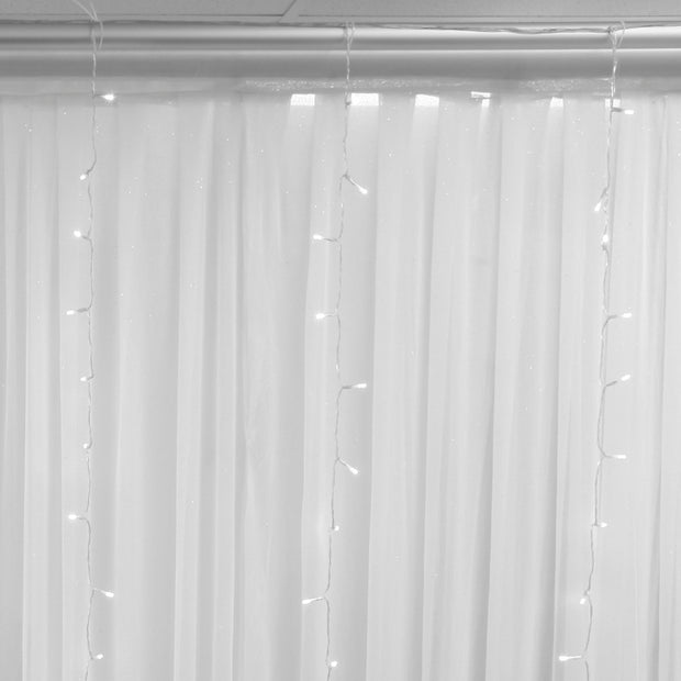 LED Fairy Lights 3x3 meters - Warm White - 8 Function - Just Lights light off
