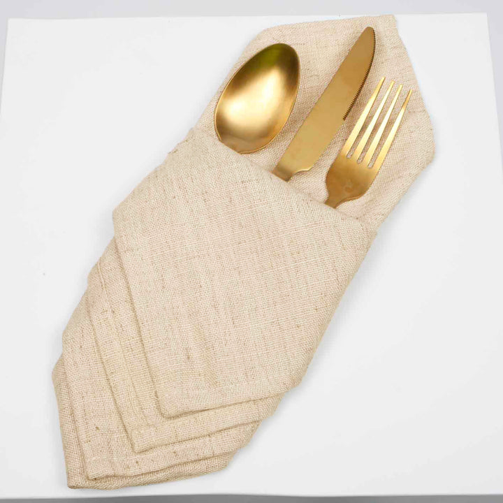 LINEN NAPKIN BEIGE_with_cutlery