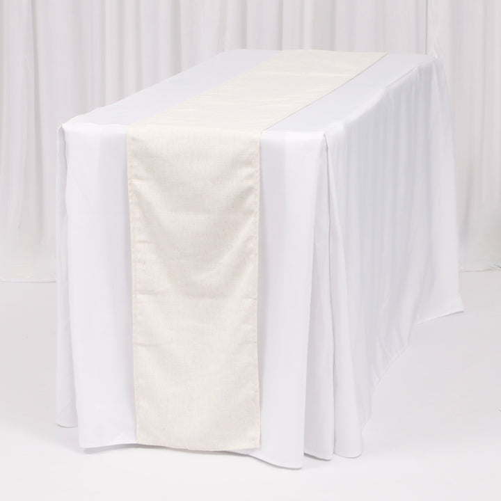 Premium Linen Blend Table Runner - Oatmeal (30x300cm)