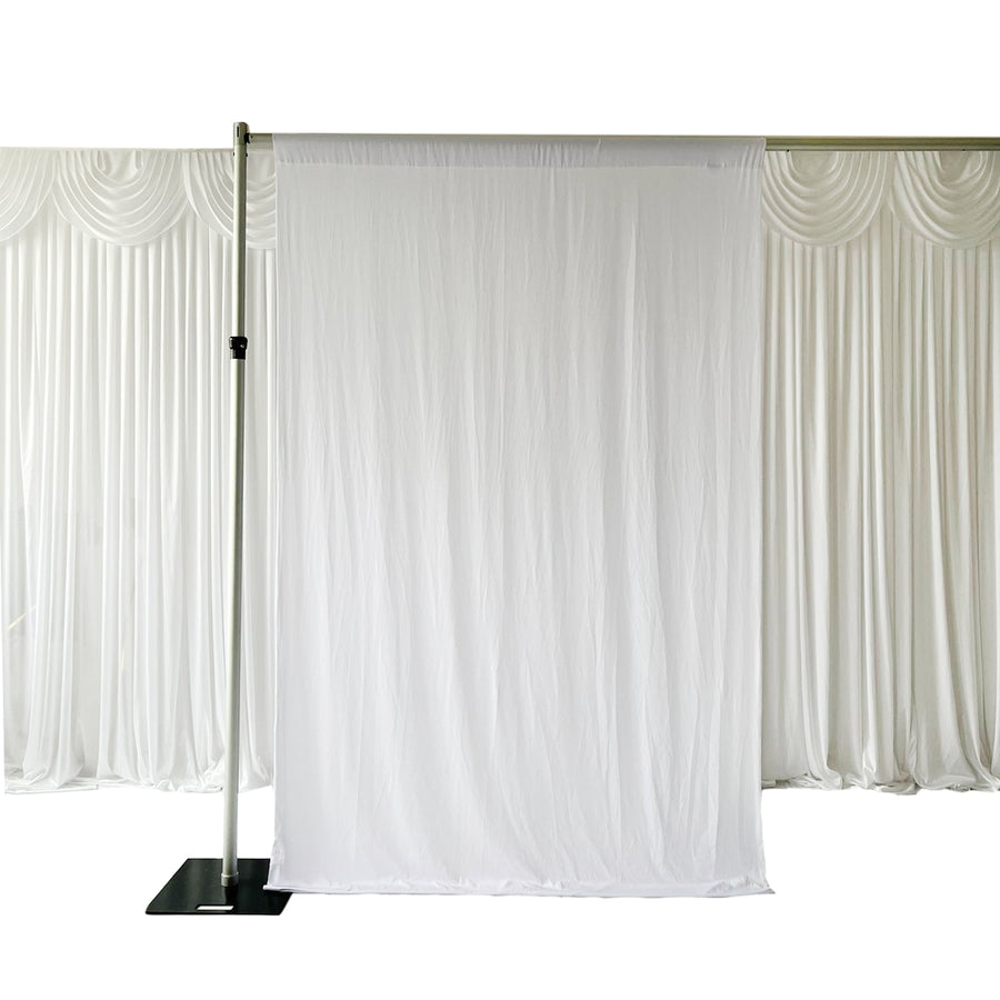 Lycra Backdrop Convertible Panels 1.6x3m - White, full width of one panel