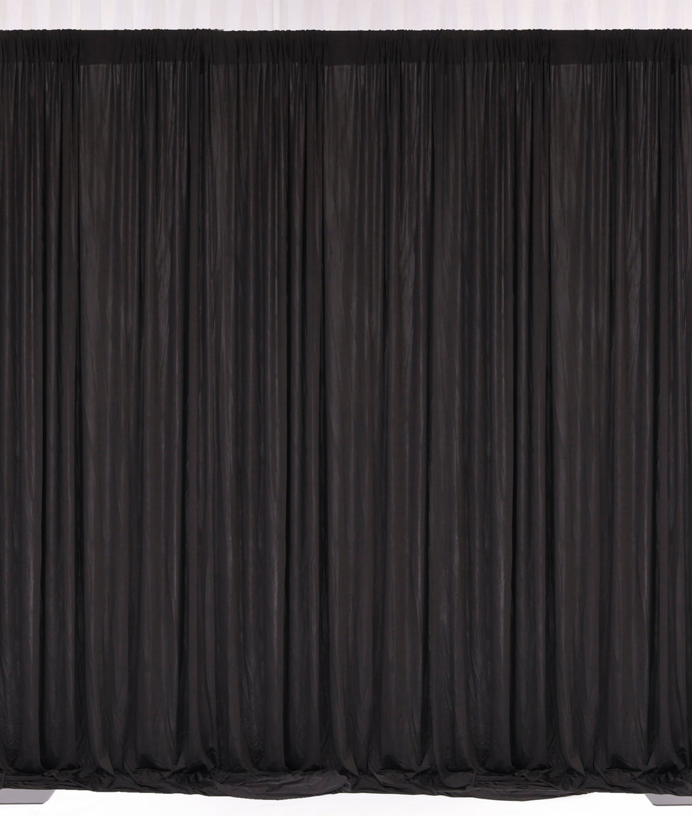 Lycra Backdrop Convertible Panels - Black (1.6x3m)