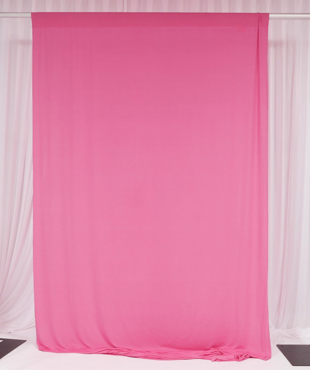 Lycra Backdrop Convertible Panels - Hot Pink (1.6x3m) flat curtain