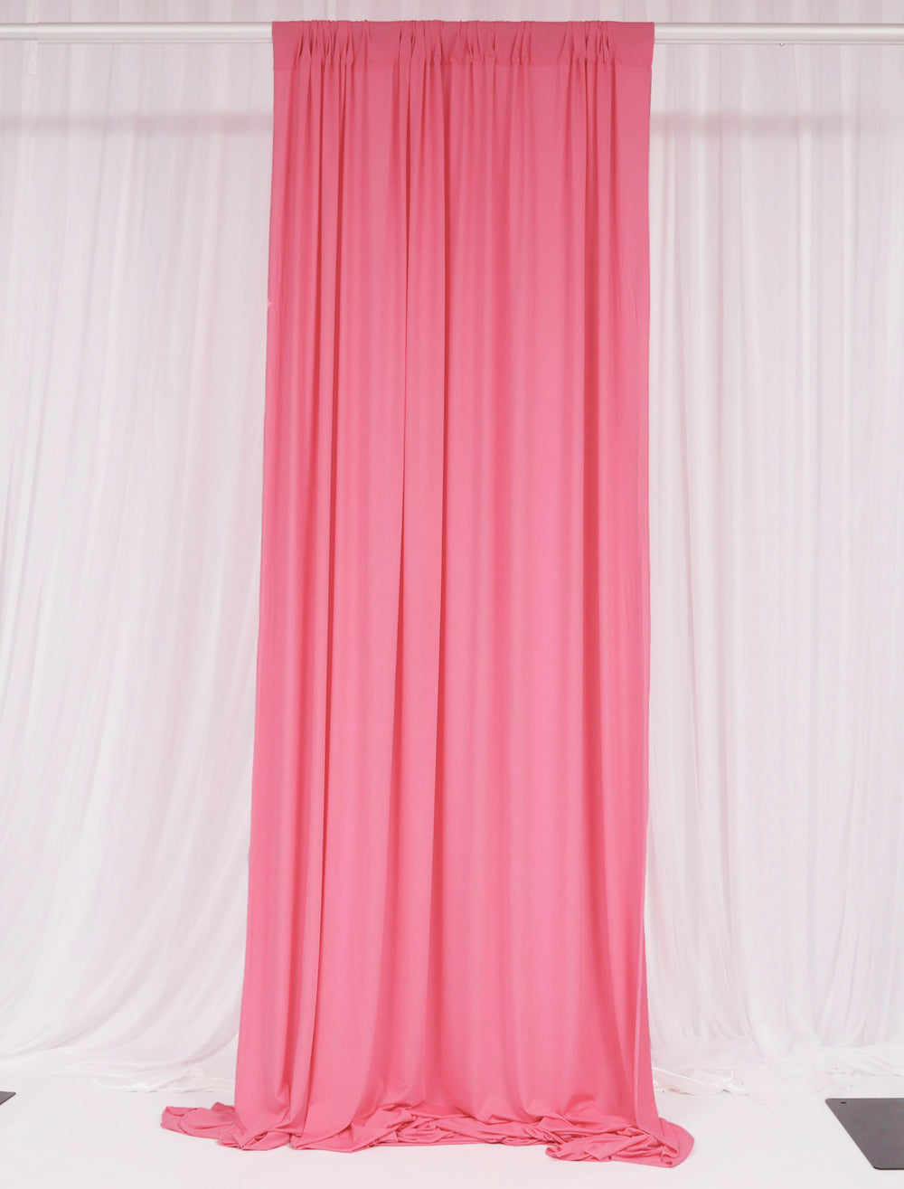 Lycra Backdrop Convertible Panels - Hot Pink (1.6x3m) single curtain