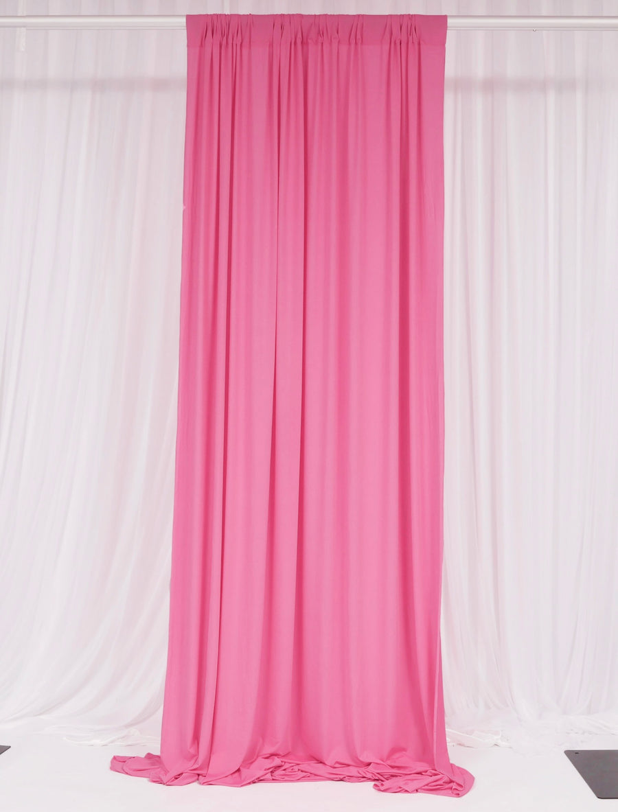 Lycra Backdrop Convertible Panels - Hot Pink (1.6x3m) single curtain