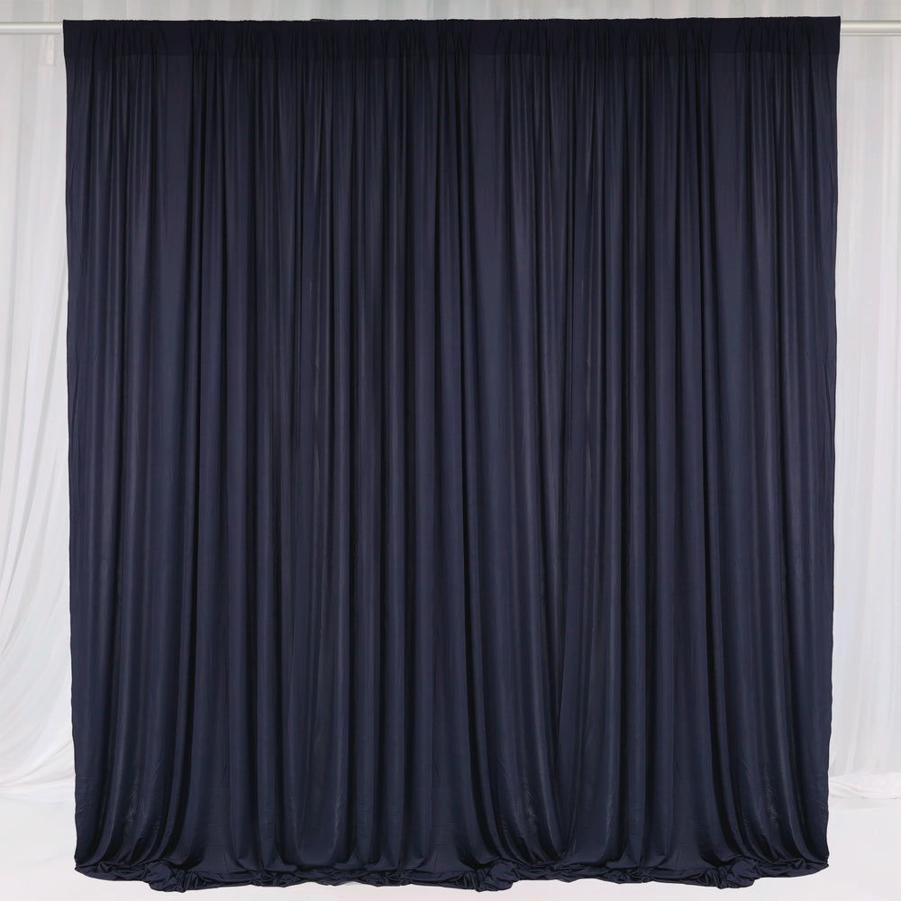 Lycra Backdrop Convertible Panels - Navy (1.6x3m) three panels