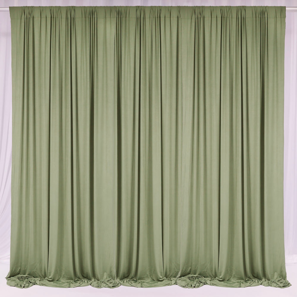 Lycra Backdrop Convertible Panels - Sage (1.6x3m) three panels