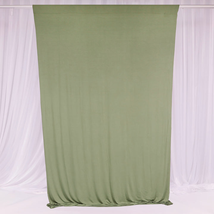 Lycra Backdrop Convertible Panels - Sage (1.6x3m) flat panel