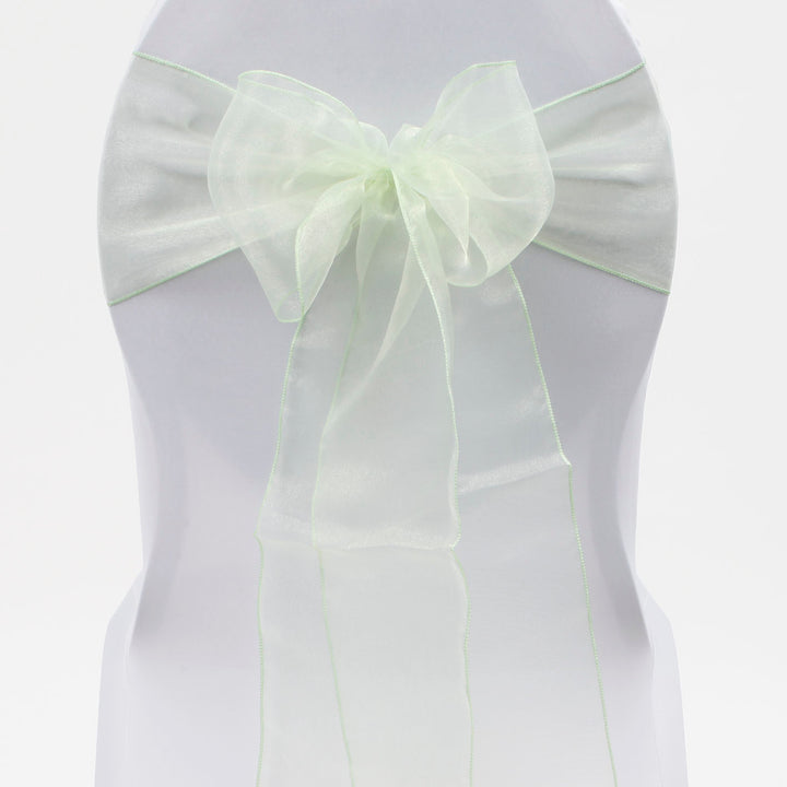 Organza Chair Sashes - Mint