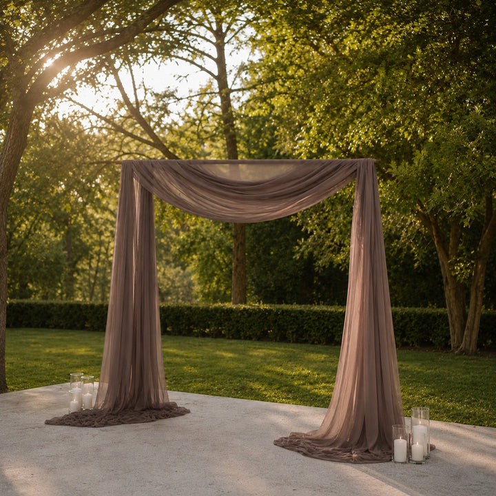 Chiffon Fabric - Mocha (1.5x10m)