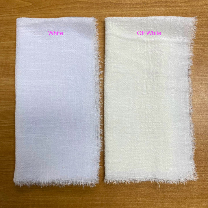 Rustic Cotton Napkins - Off White (42x42cm)