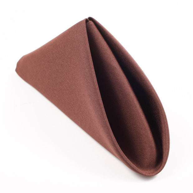 Cloth Napkins - Chocolate Brown (50x50cm)