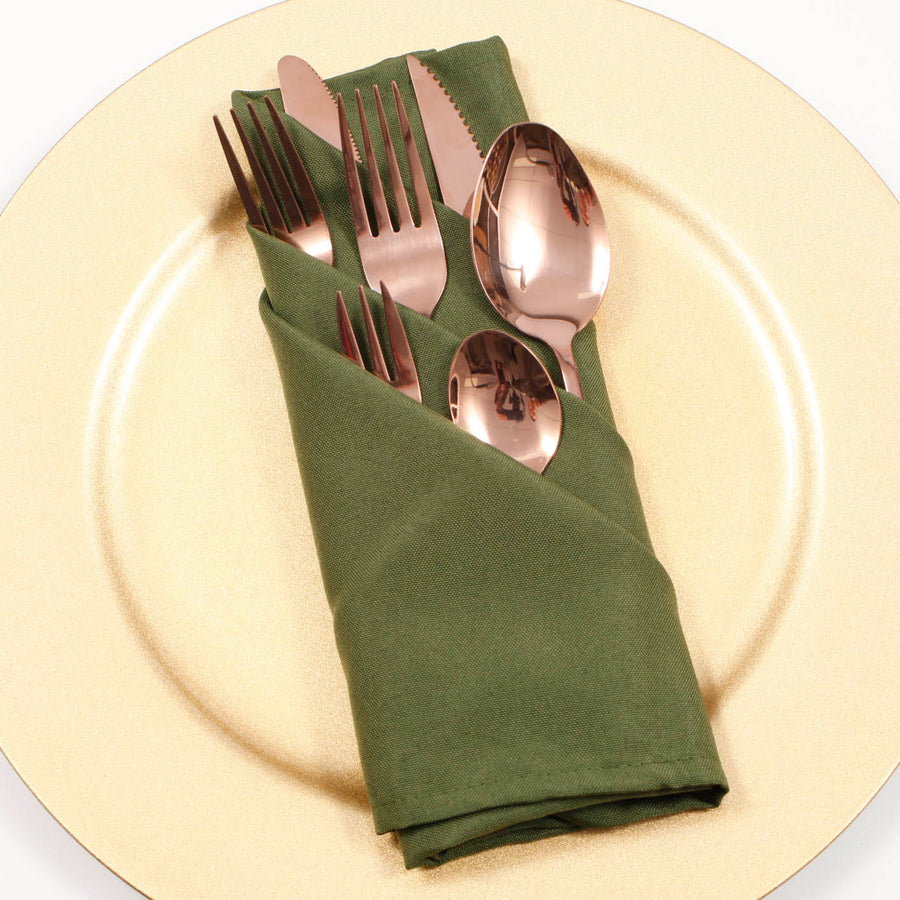 Shop Cloth Napkins (Olive Green) - Linen Napkins | Luna Wedding & Event ...