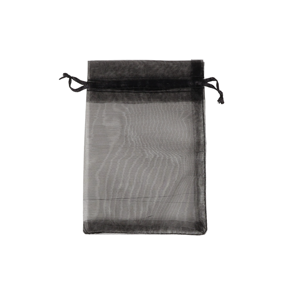 Organza Bags - Black (10x15cm)