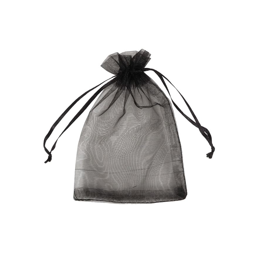 Organza Bags - Black (10x15cm)