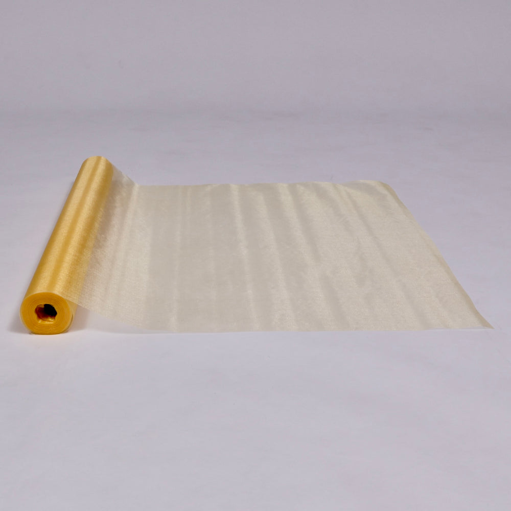 Organza Fabric Roll - Gold (75cmx27m)