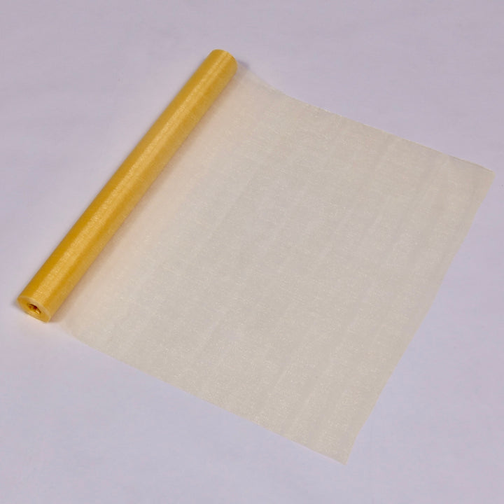 Organza Fabric Roll - Gold (75cmx27m)