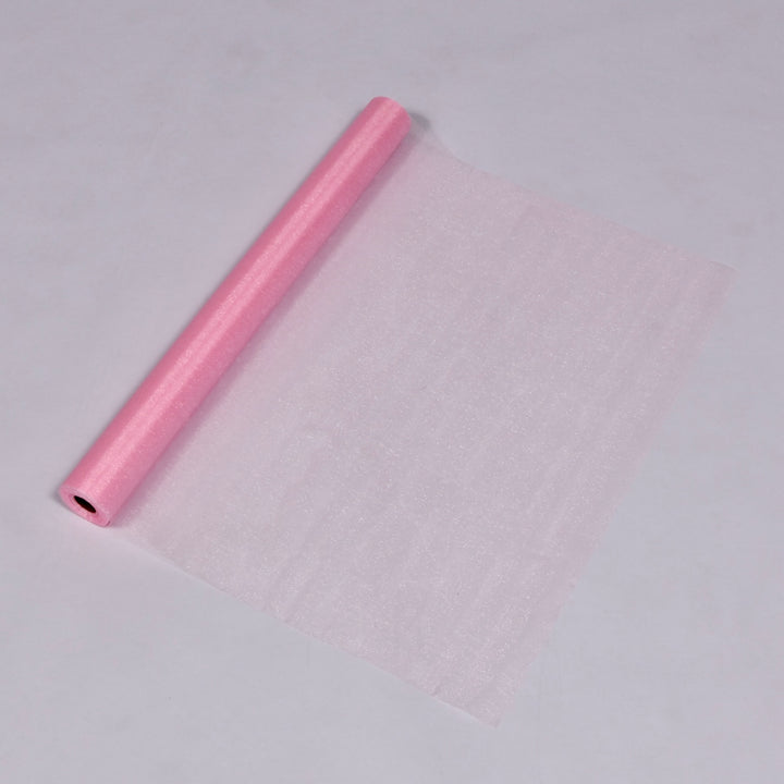 Organza Fabric Roll - Light Pink (75cmx27m)
