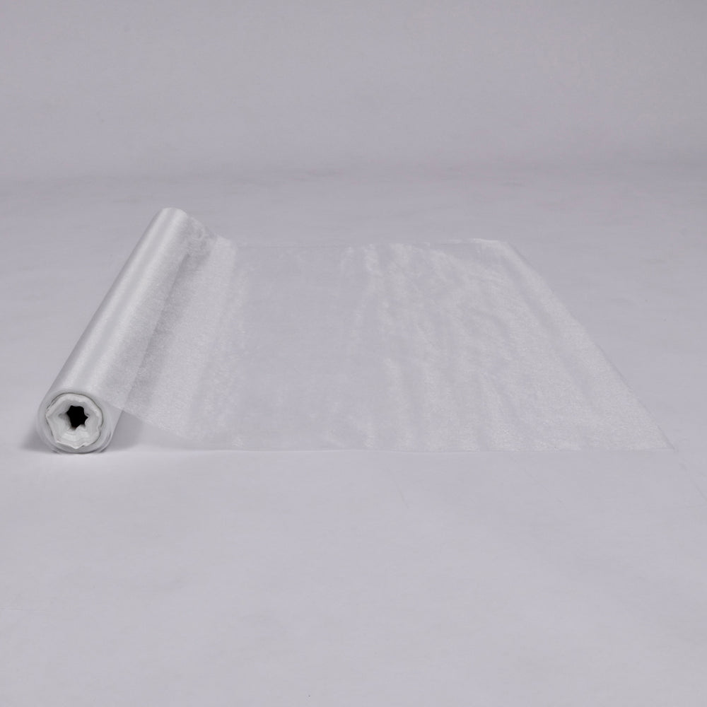 Organza Fabric Roll - White (75cmx27m)
