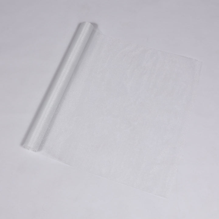 Organza Fabric Roll - White (75cmx27m)