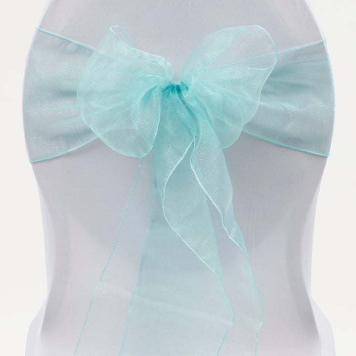 Organza Chair Sashes - Turquoise