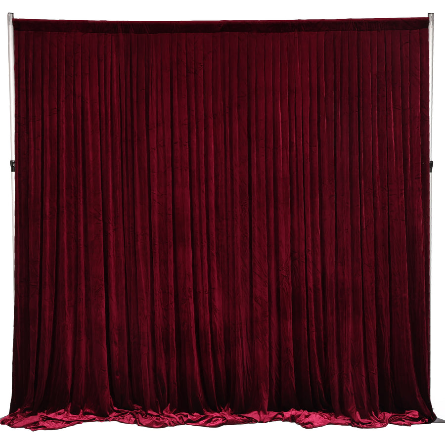 Premium Velvet Backdrop Curtain - Burgundy (3x3m)