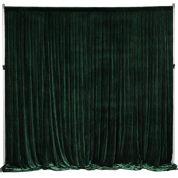Premium Velvet Backdrop Curtain - Emerald Green (3x3m)
