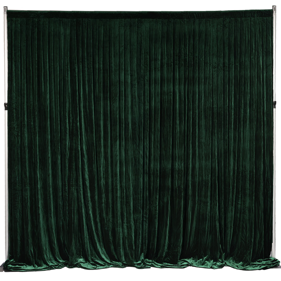 Premium Velvet Backdrop Curtain - Emerald Green (3x3m)
