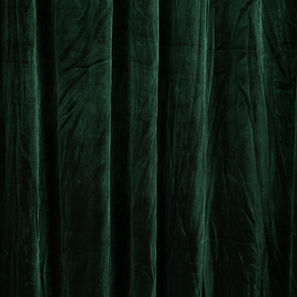 Premium Velvet Backdrop Curtain - Emerald Green (3x3m) close up middle