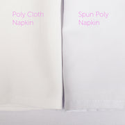 SPUN POLY Napkins - Black (50x50cm)
