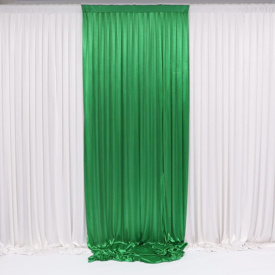 Ice Silk Satin Convertible Backdrop Panel - Dark Green (1x3m)