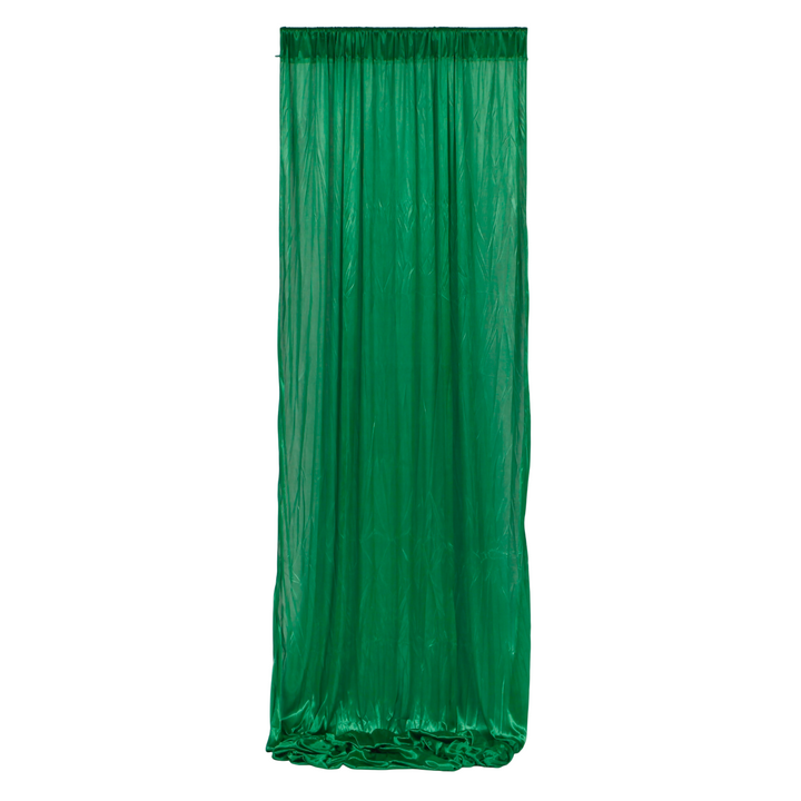 CLEARANCE Emerald Green Ice Silk Satin Backdrop Panels 1.4mx3m