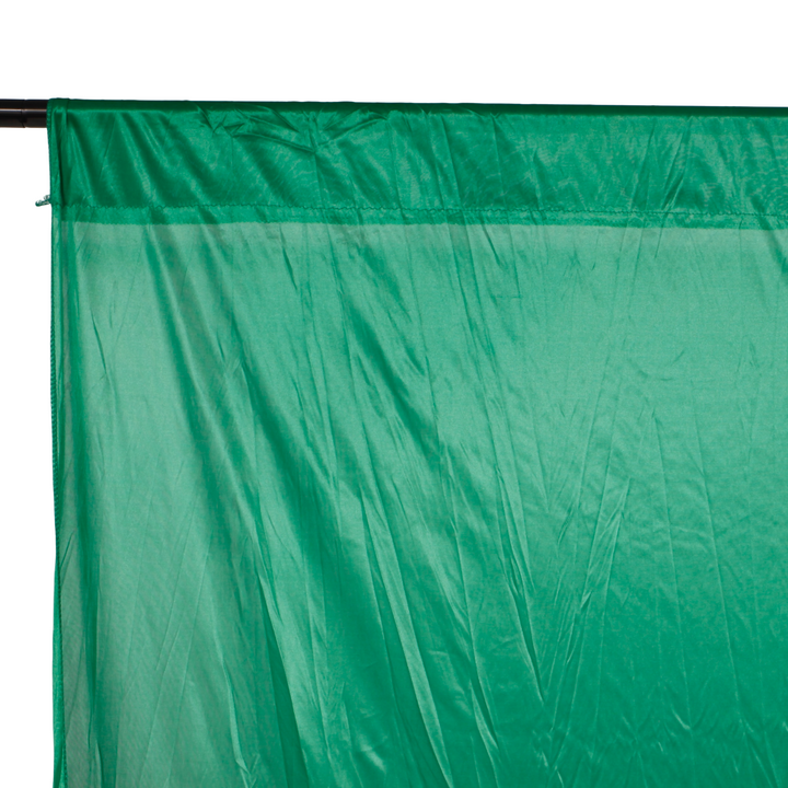 CLEARANCE Emerald Green Ice Silk Satin Backdrop Panels 1.4mx3m