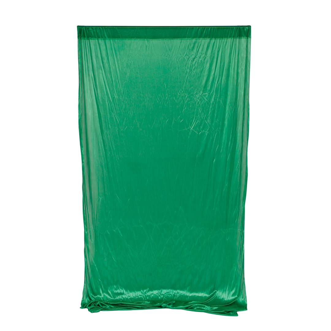 CLEARANCE Emerald Green Ice Silk Satin Backdrop Panels 1.4mx3m