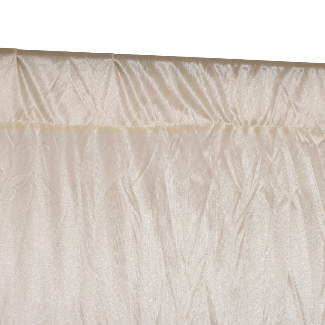 CLEARANCE Ivory Ice Silk Satin Backdrop Panels 1.4mx3m