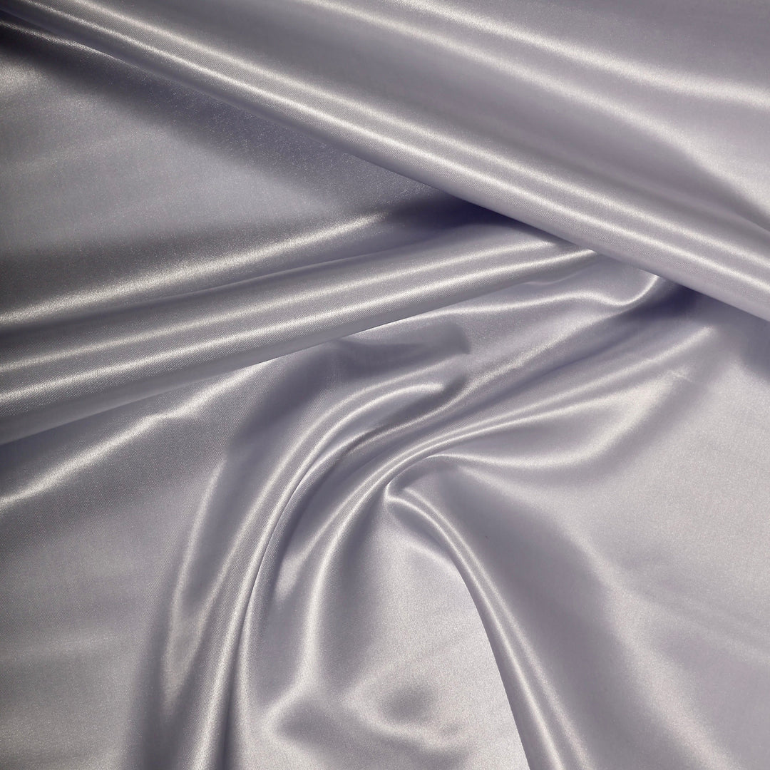 CLEARANCE Satin Fabric Roll - Silver