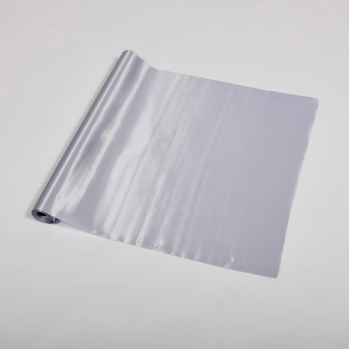 CLEARANCE Satin Fabric Roll - Silver