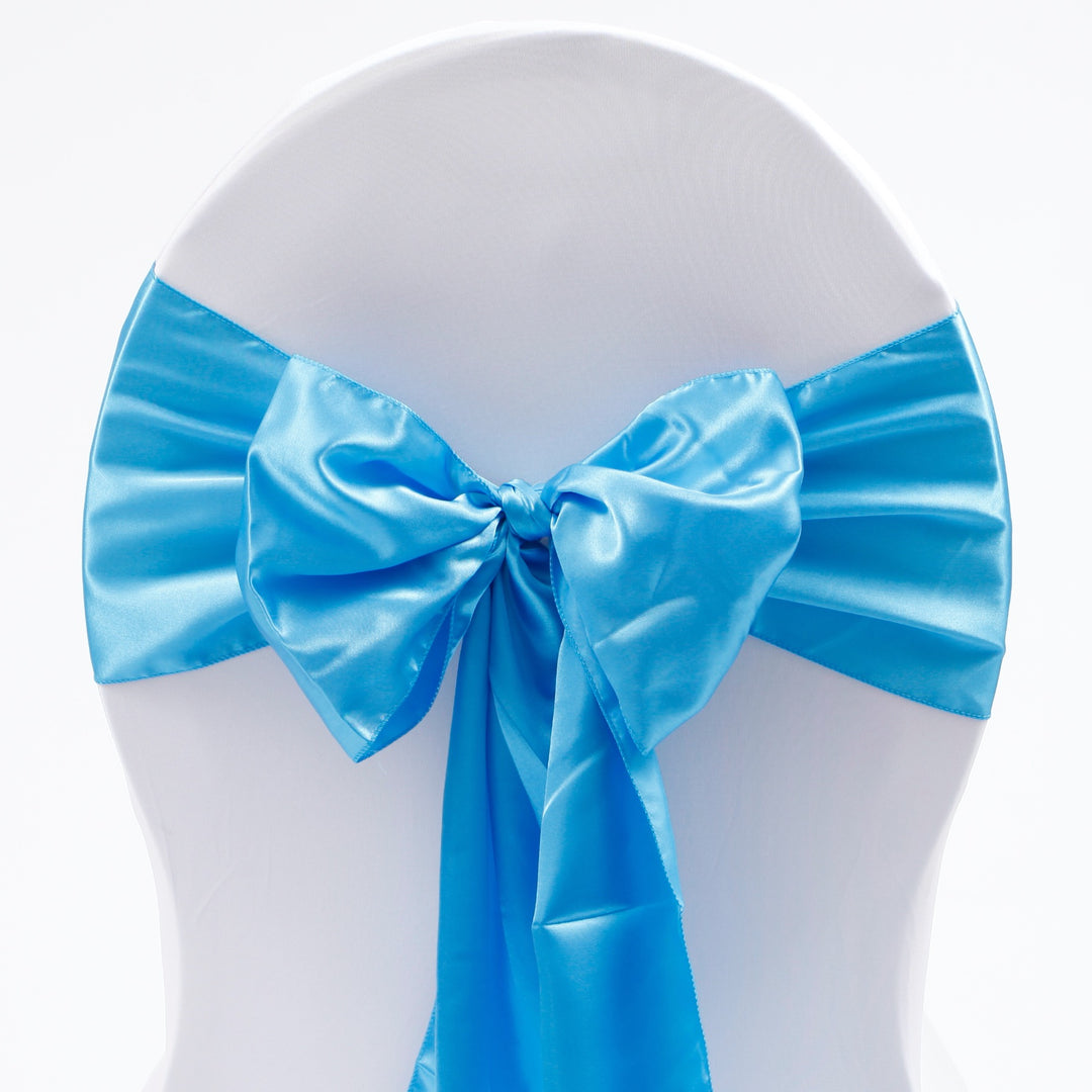 Satin Chair Sashes - Electric Blue