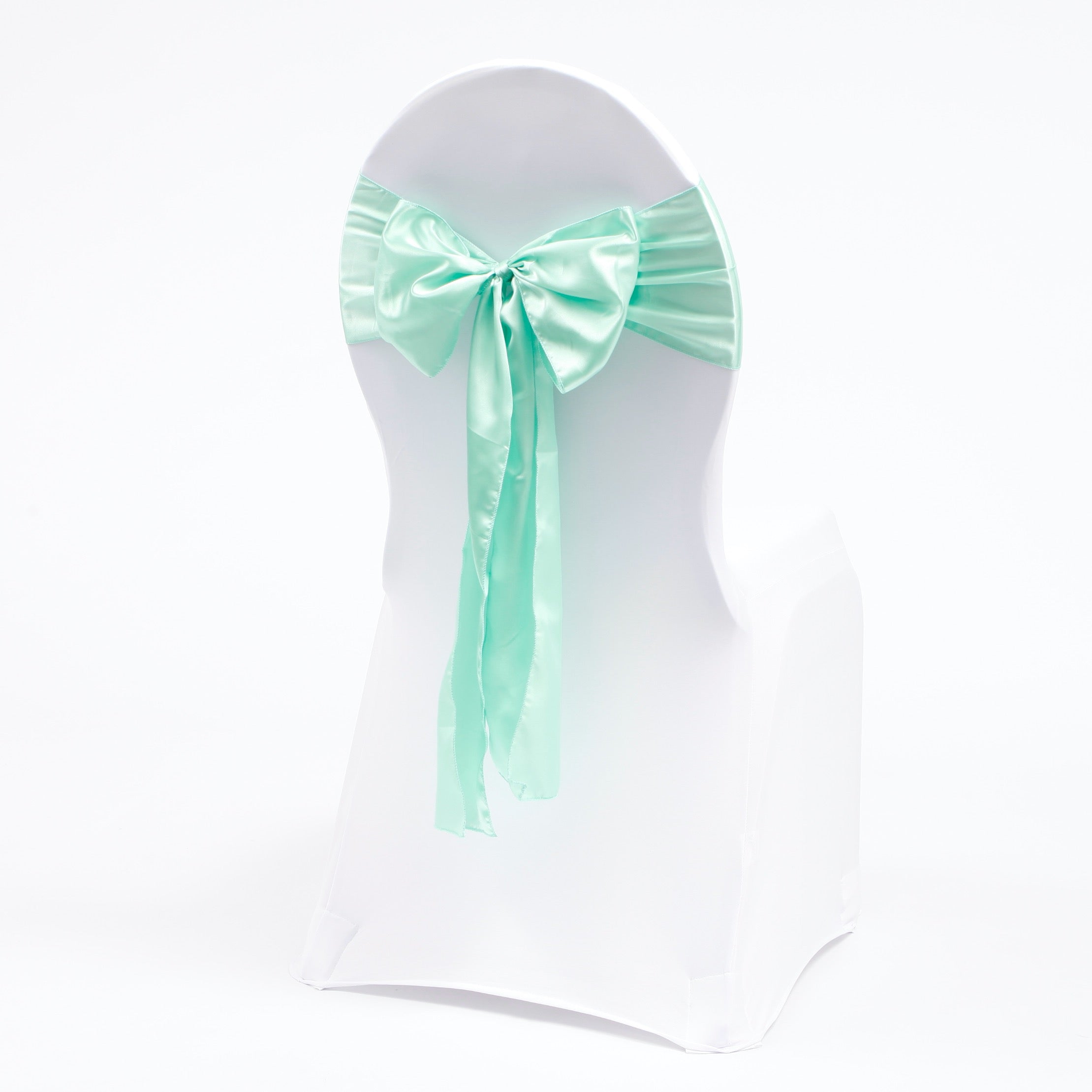 Mint green chair sashes sale