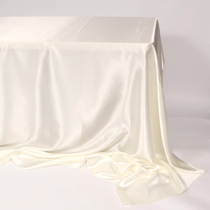 Satin Rectangle Tablecloth - Ivory (220x330cm)