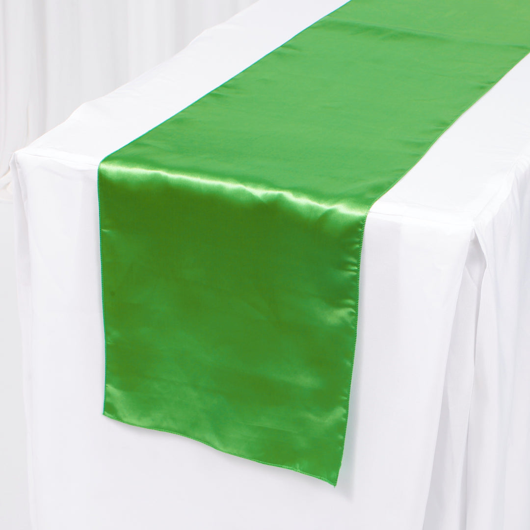 Satin Table Runners - Green