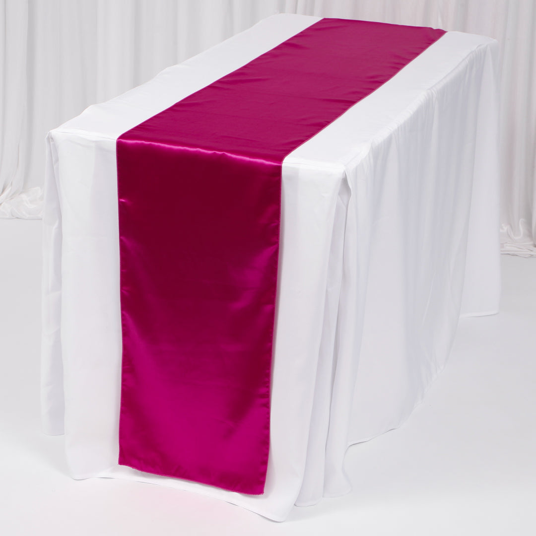 Satin Table Runners - Hot Pink