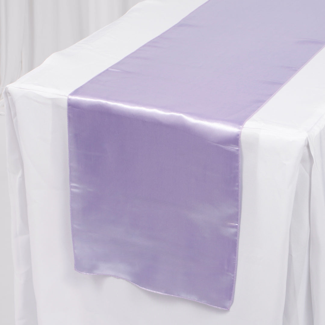 Satin Table Runners - Lavender