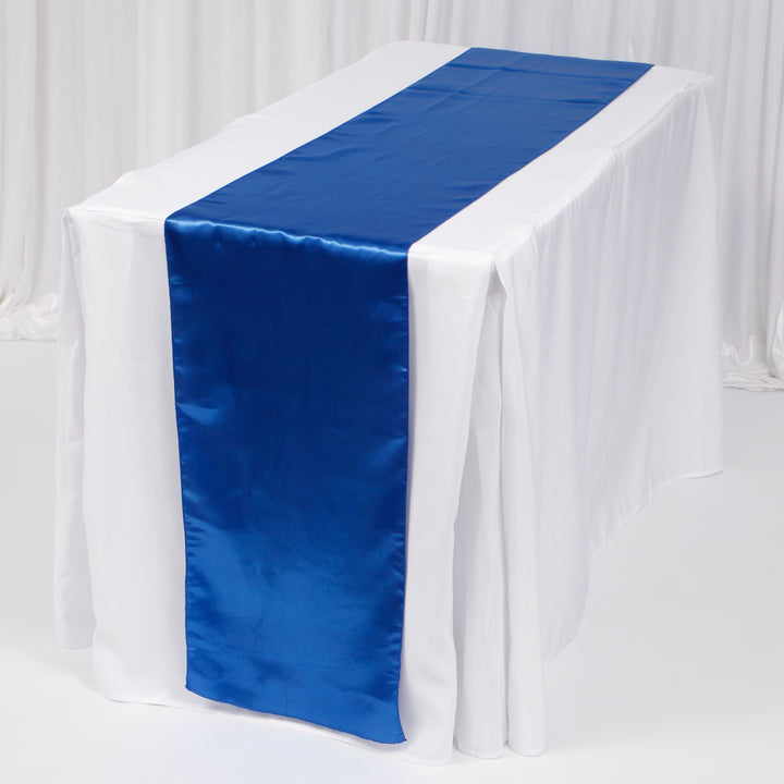 Satin Table Runners - Royal Blue