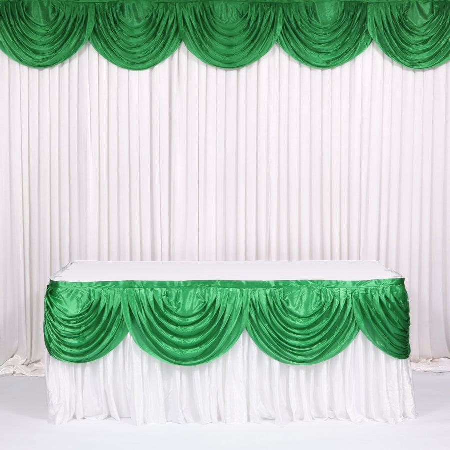 Ice Silk Satin Swag - Dark Green (3m)